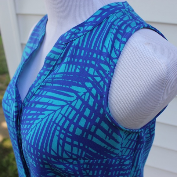 Apt 9 Sleeveless button down blouse Petite Small - Picture 9 of 11